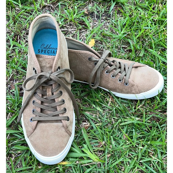 Mens SeaVees mid cut Suede and leather lace up sneaker, Size 10 - Picture 4 of 12